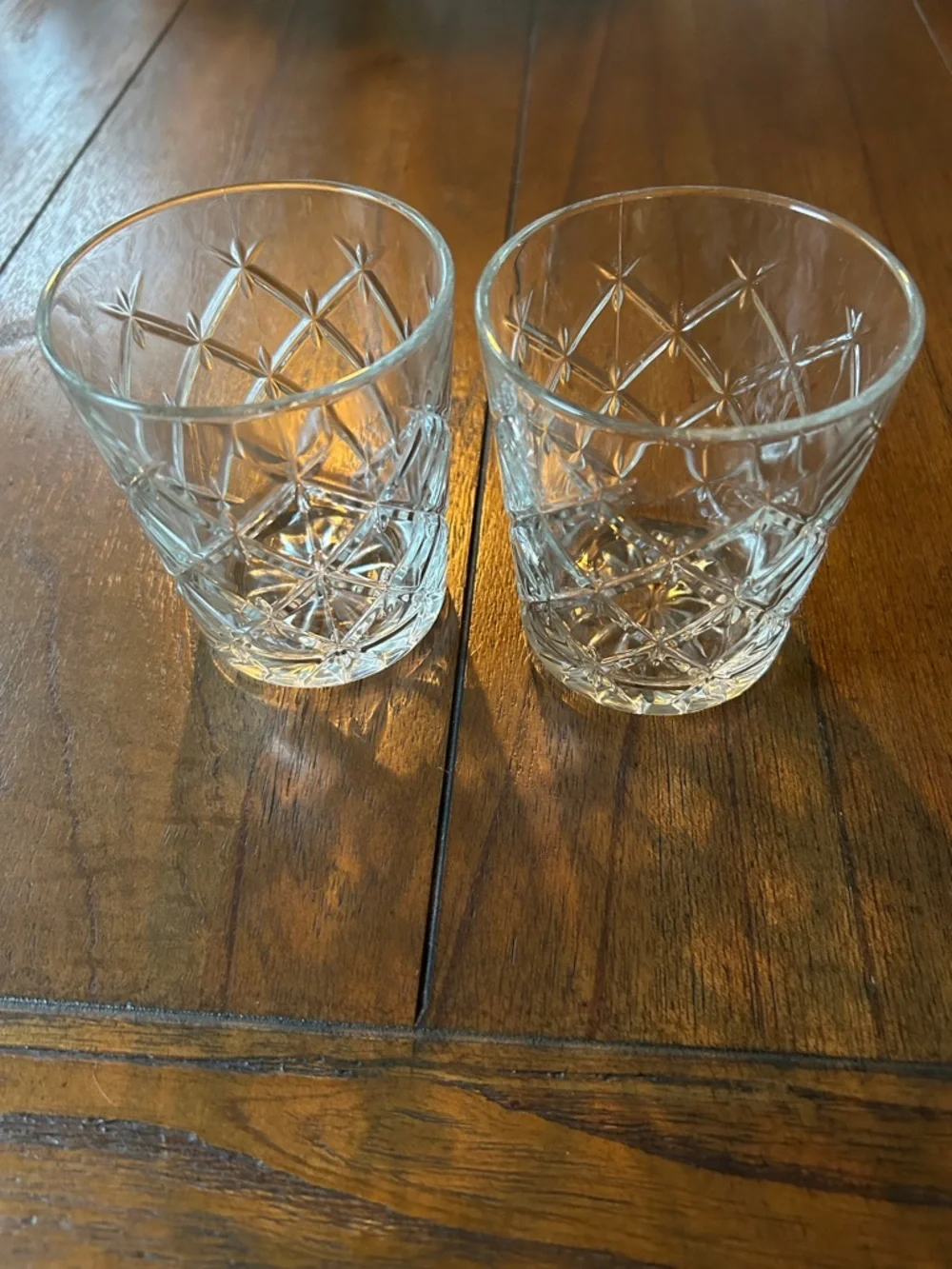 IKEA FLIMRA Rock Glass Tumblers Clear- Set of 2